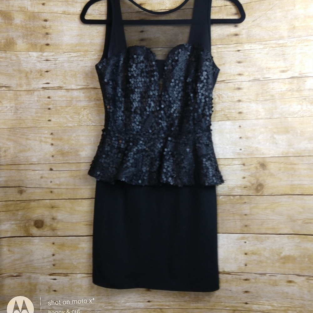 Foreign exchange black party dress